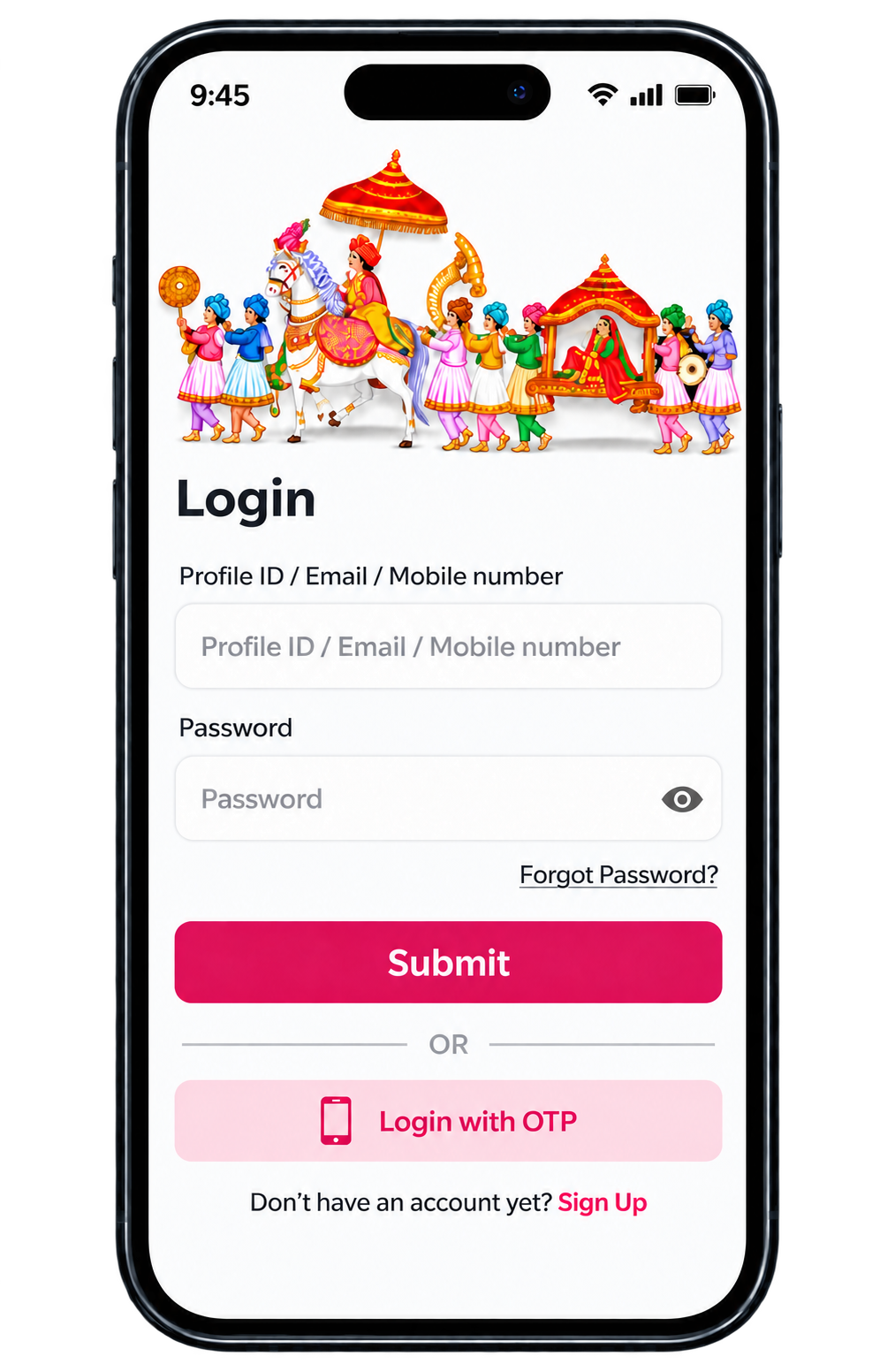 Dogri Rishtey profile screen